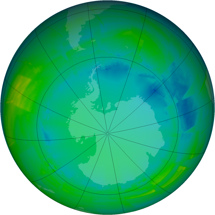 Ozone Map 2009-07-31